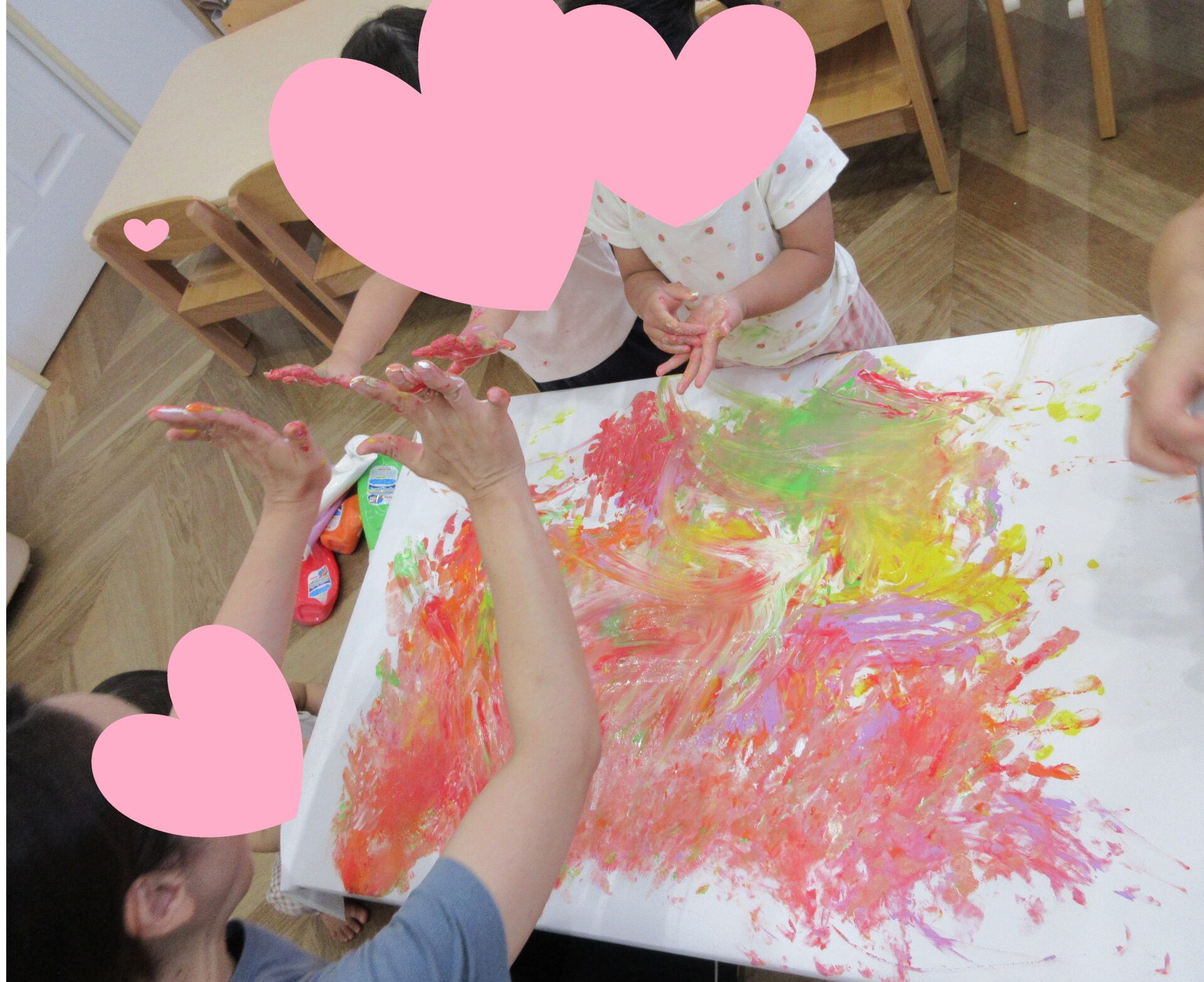 絵の具あそび🎨